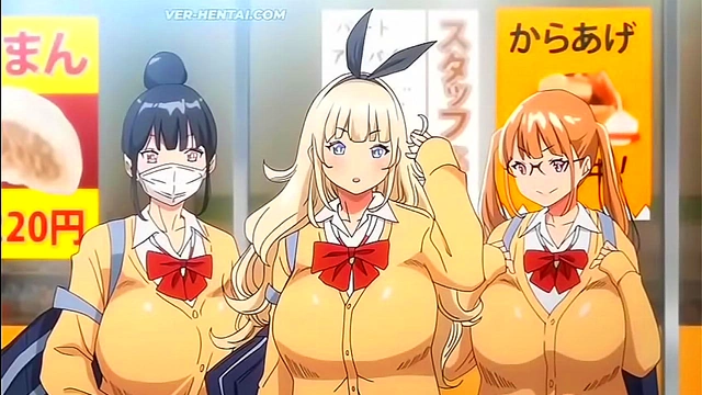 Teen Anime Characters Enjoy Intense Sex With Big Boobs And Creamy Orgasms