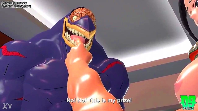 Curvy Anime Babe Seduces for Big-Cock Sex by Castle Walls in Sexy Outfits & Costumes