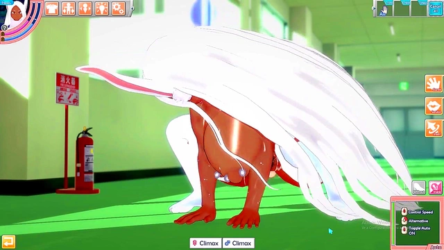 Big-Titted Anime Babe Gives Paizuri In A Sexy Game Scene With Creamy Finish