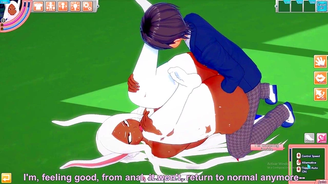 Big-Titted Anime Babe Gives Paizuri In A Sexy Game Scene With Creamy Finish