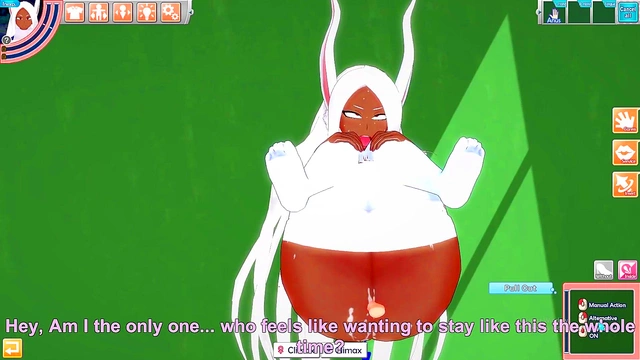 Big-Titted Anime Babe Gives Paizuri In A Sexy Game Scene With Creamy Finish