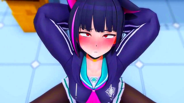 Seductive Step-Sis Tempts Him for Kinky Anime Blowjob & Hardcore Sex