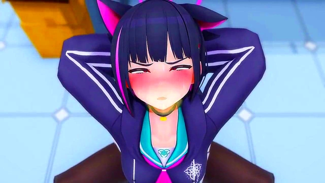 Seductive Step-Sis Tempts Him for Kinky Anime Blowjob & Hardcore Sex