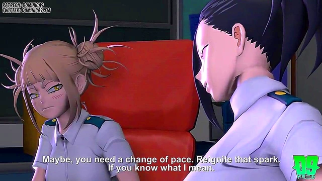 Blonde Futanari Babe Plows A Tight Pussy With Her Throbbing Big Dick In Anime Style