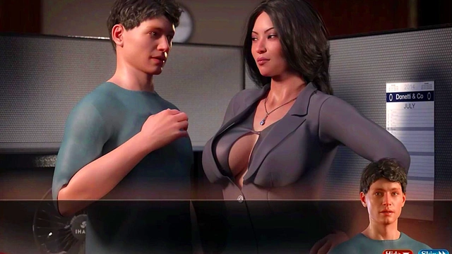 Horny Ex-Trophy Wife Sextape Creation - Busty Ecchi Netorare Fantasy Scene