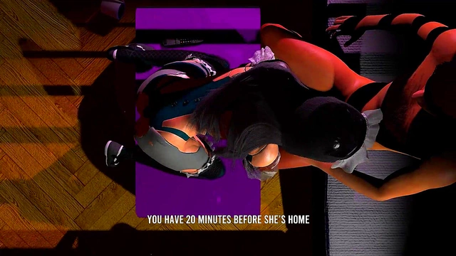 Japanese Anime Threesome Tsukino & Suzuka Seduce in Lingerie FFM Act