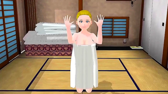 Busty Anime Chick Gets Final Ecchi F*ck in Oppai RPG Game Fantasy Sex Scene