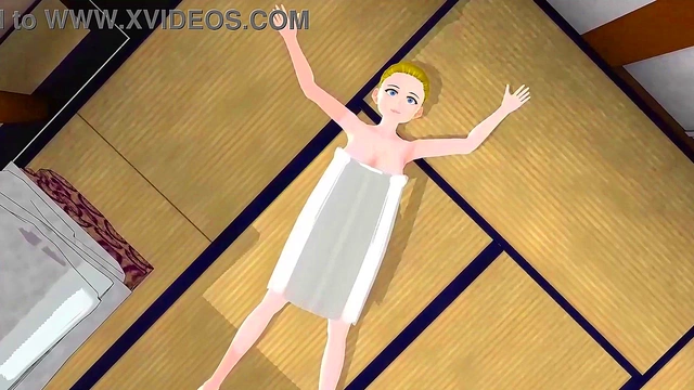 Busty Anime Chick Gets Final Ecchi F*ck in Oppai RPG Game Fantasy Sex Scene