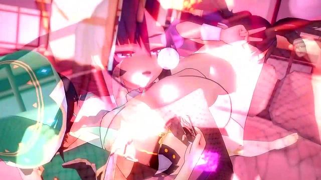 Fantasy Anime Girls Eris & Roxy Satisfy Each Other With Passionate Sex Acts