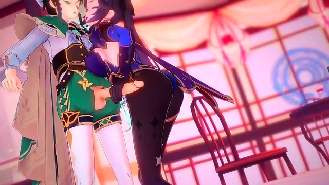 Fantasy Anime Girls Eris & Roxy Satisfy Each Other With Passionate Sex Acts