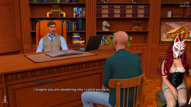 Horny Anime Lovers Get Steamy in Pine Falls Visual Novel Fantasy World