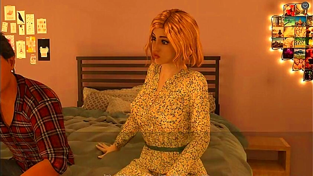 Caught Red Handed! Anime StepMom Tempts Young Man With Blowjob & Sex