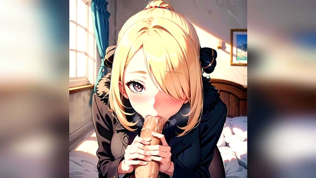 Redhead Teen Gives Blowjob by The l for Realistic 3D Orgasmic Adventure