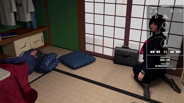 Silent V Ghost Plays Kunugi-chan's Ecchi Game with Perverted Subtitles