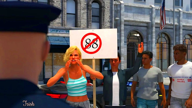 Oily Boobs Black Widow Gets Thick Dick From Behind for Hot POV Sex Showdown