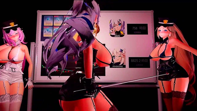 Horny Anime Girls Satisfy Sarada's Cravings With Their Insatiable Lust