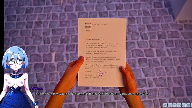 Horny Anime Maid Gives Blowjob To Big-Dicked Gamer For Cuckold Fantasy Ride