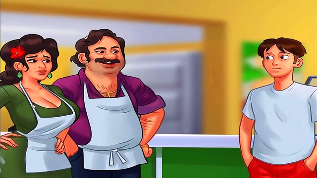 Busty Anime Babe Gets Fucked Hard for Hot Summer Day Climax