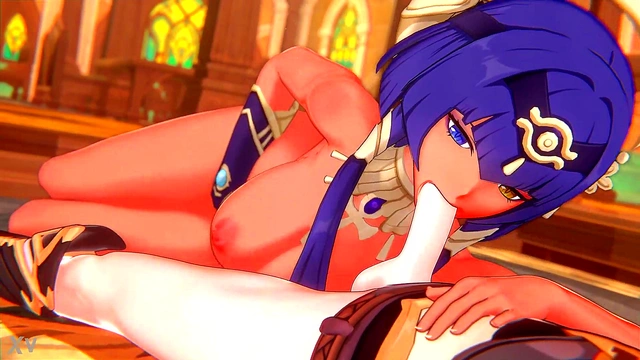 Intense Nezuko Sex Scene Ecchi Anime Teen Gets Creampied By Big Dick Monster