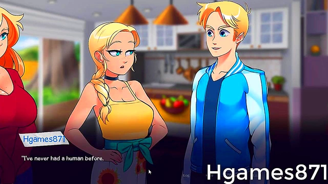 Hot Futanari Babe With Blue Hair Nails Big-Dick Dildo Fuck & Handjob Orgasm!