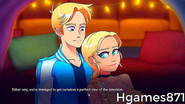 Hot Futanari Babe With Blue Hair Nails Big-Dick Dildo Fuck & Handjob Orgasm!