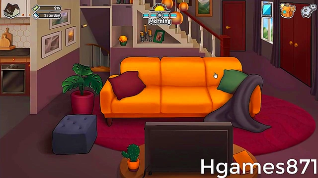 Hot Futanari Babe With Blue Hair Nails Big-Dick Dildo Fuck & Handjob Orgasm!