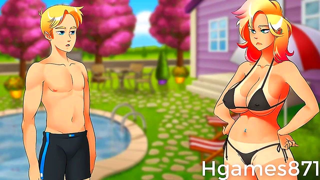 Hot Futanari Babe With Blue Hair Nails Big-Dick Dildo Fuck & Handjob Orgasm!