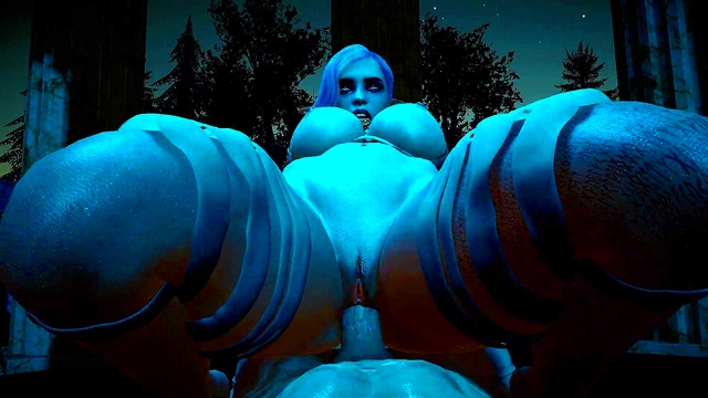 Busty Anime Demon Gets Fucked On Train After Hot Home Date Blowjob & Anal Sex