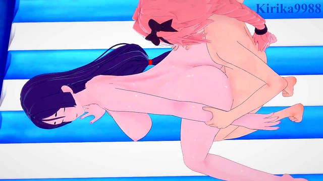 Seductive Anime Girls Battle for Love in Intense Threesome Adventure