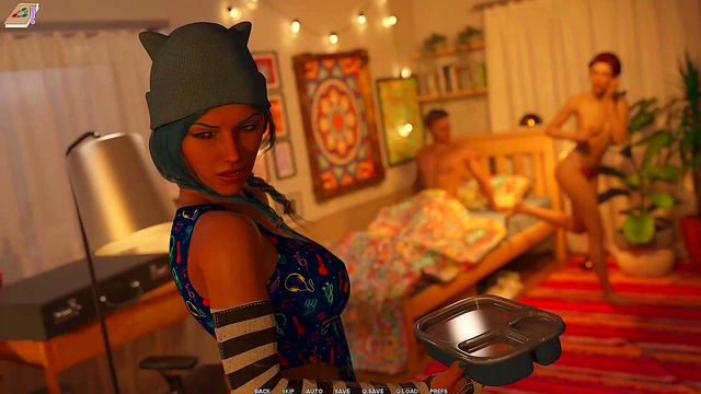 Hot StepMom Satisfies 's Cravings With Realistic 3D Blowjob & Hardcore Sex