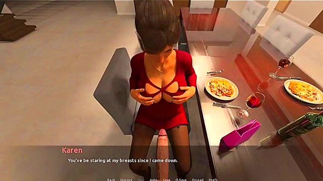 Horny Alya and Masha Share His Dick in Steamy Anime Threesome Fantasy Scene