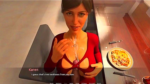 Horny Alya and Masha Share His Dick in Steamy Anime Threesome Fantasy Scene