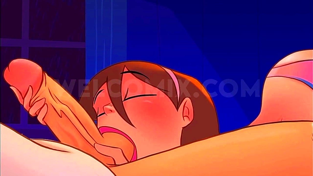 Bikini Babe Marie Rose Fucks On Beach for Ecstatic Orgasms in Anime Style Action!