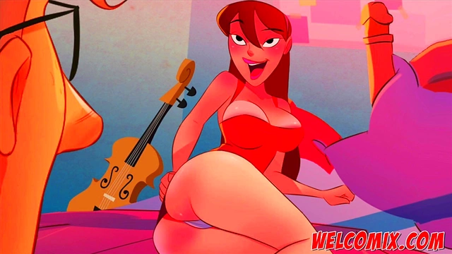 Bikini Babe Marie Rose Fucks On Beach for Ecstatic Orgasms in Anime Style Action!