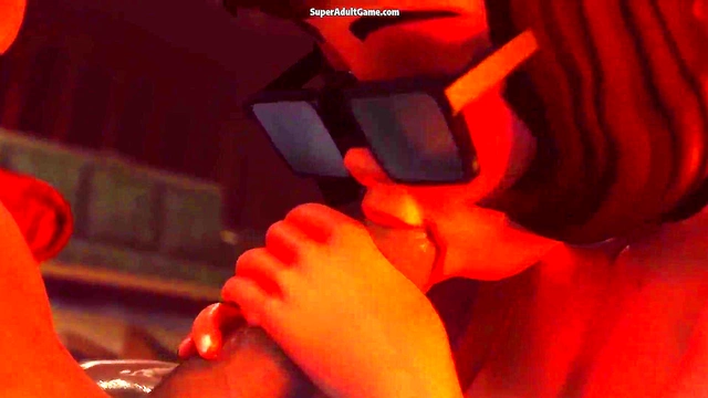 Huge-Cock Futa Anime Babe Gets Fucked for Lesbian Bukkake Orgy Pleasure