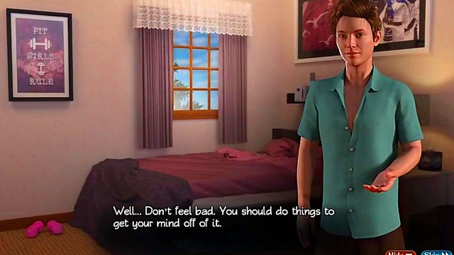 Horny Anime Couple's Intense Sex Adventure in The Visit Visual Novel