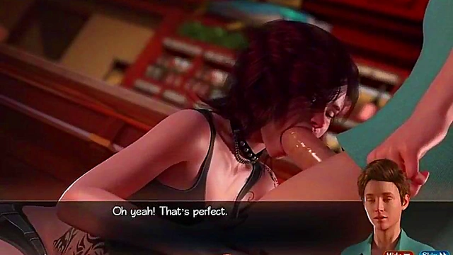 Seductive 3D Anime Babe Sucks Dick Hard Then Gets Facialized With Hot Load