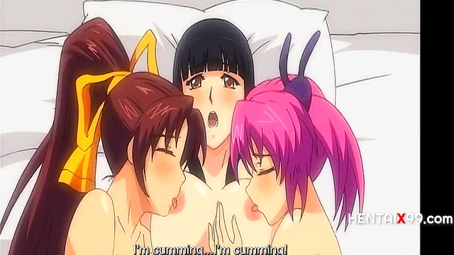 Busty Princess Seduces Spider Women for Intense Ecchi Sex Fantasy