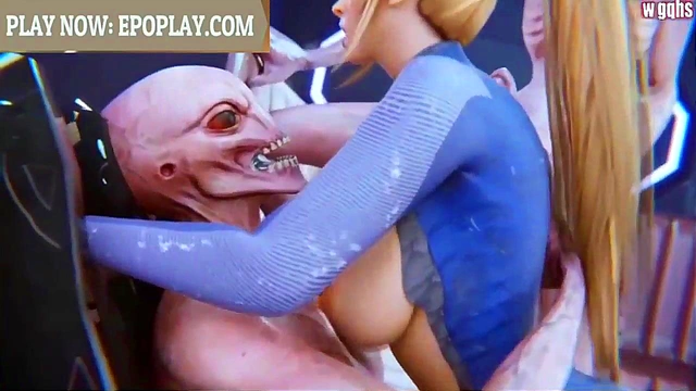 Huge-Cock Anime Girls Get Filled Up in 3D Dating Game Erotica