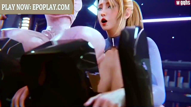 Huge-Cock Anime Girls Get Filled Up in 3D Dating Game Erotica