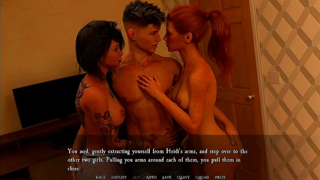 Accidental Touch Leads To Busty Anime Teen's Hardcore Blowjob Fantasy