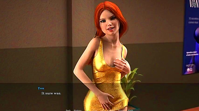 New Anime Visual Novel Naughty 3D Girl Seduces Stranger for Hot Sex Adventure