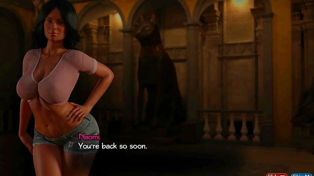 Big-Titted Purple-Haired Maid Gets Fucked Hard By Boss POV Style