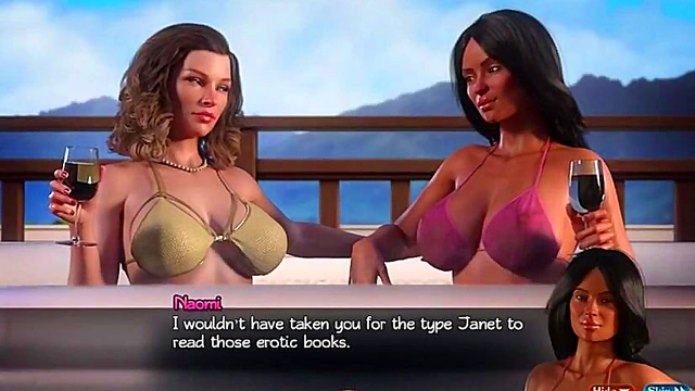 Sweet Foursome Adventure Naughty Anime Girls Share Cock for Wet Nights Pleasures