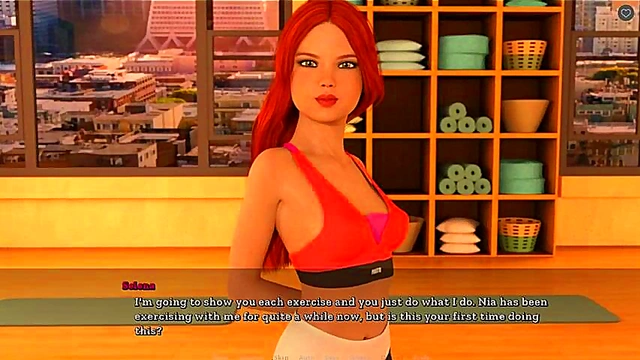 Seductive Step-Sister Gets Fucked Hard for Hot Anime Game Climax