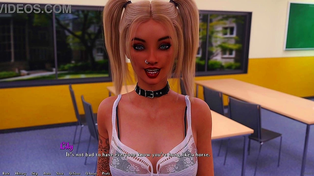 Rebecca's Big Boobs Pirate Booty Gets Anime Game Bukkake Orgasm Feast