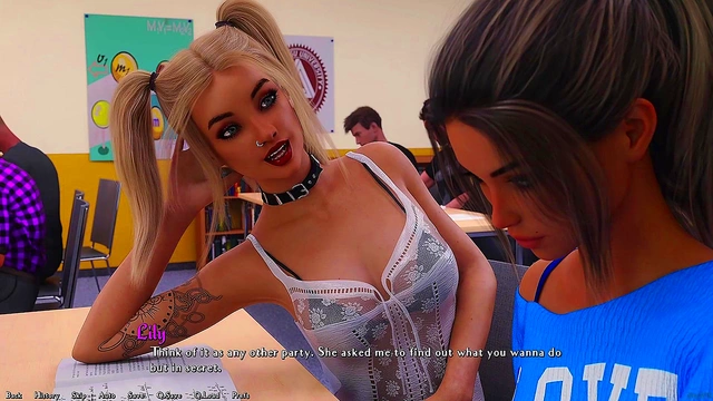 Rebecca's Big Boobs Pirate Booty Gets Anime Game Bukkake Orgasm Feast