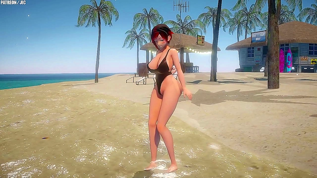 Miss Lucoa's Anime Adventure Reverse-Cowgirl Action With Monster Cocks!