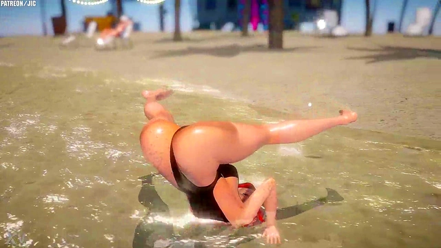 Miss Lucoa's Anime Adventure Reverse-Cowgirl Action With Monster Cocks!