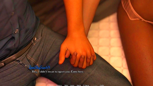 Friend's Tattooed GF Gets Anal Fucked While He Works - Hardcore Anime Sex Scene